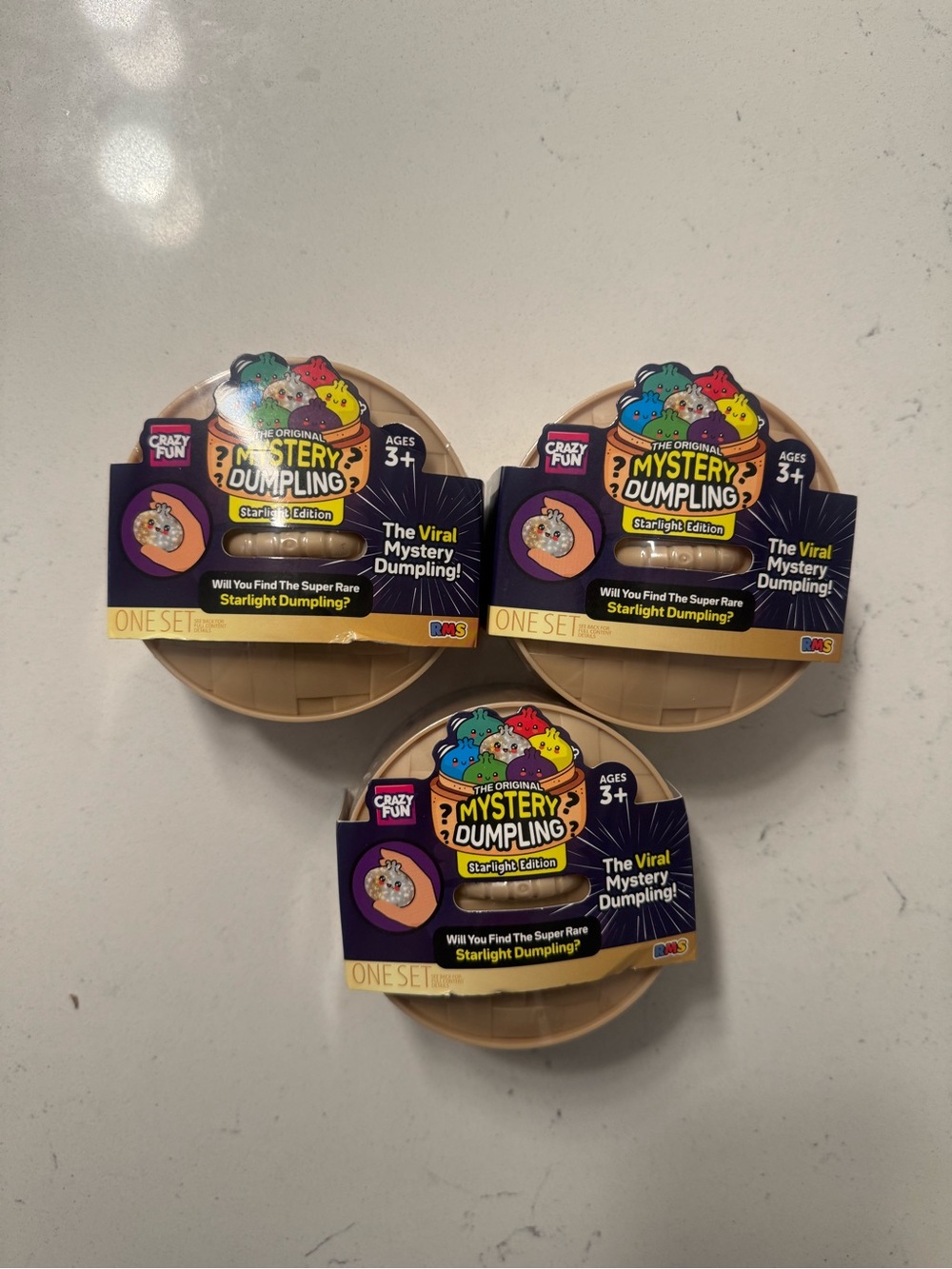 RMS Mystery Dumpling Starlight Edition. Set of 3 NEW